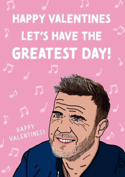 Gary Barlow Valentines Day Card created by Cards from Designers