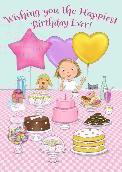 Special girl's Birthday suprise created by Aimee Beaven