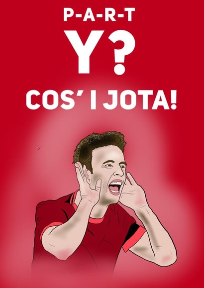 Diego Jota Birthday Card created by Elgo Designs