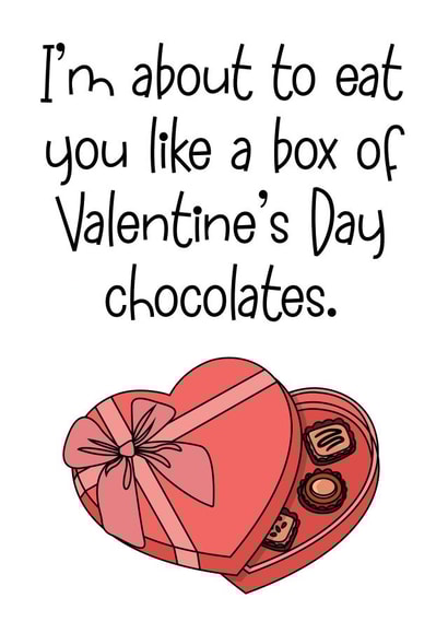 Naughty Valentine Card For Girlfriend or Wife 1002 created by Nidd And Rigg!