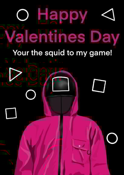 Your the squid to my game this Valentines Day! created by Hayleydraws_art