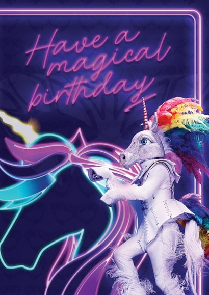 The Masked Singer Series 1 Unicorn Birthday created by The Masked Singer