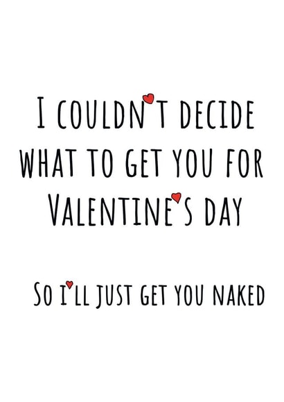 I couldn't decide what to get you created by Banter King