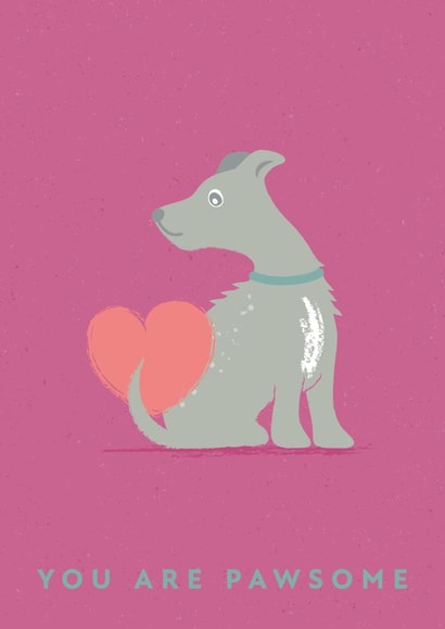 Dog Lover's Valentine created by X, Y & Z Design