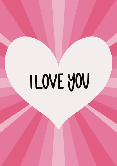 Valentines Groovy Heart Card created by Posted With Pyaar