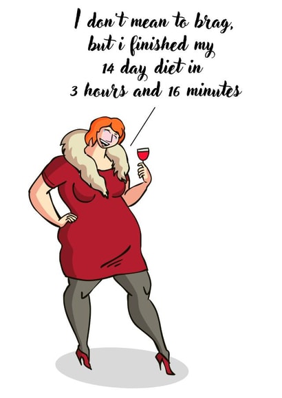 Funny Birthday Card for Women created by SIMO 08