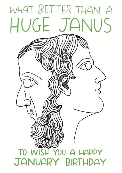 Huge Janus January Birthday created by Emma Blue