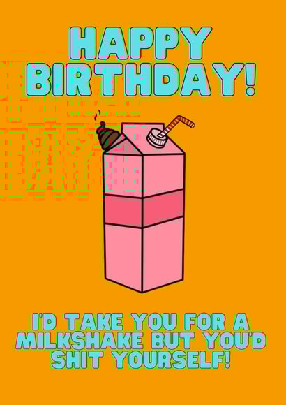 happy birthday poop card created by Jazzy Doodles do