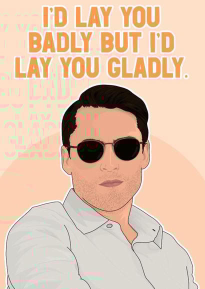 Roman Roy Gladly created by Pink + Pip