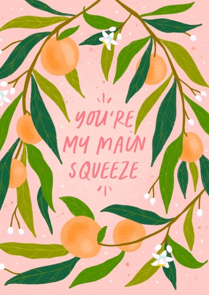 My Main Squeeze Valentine's Day Card created by by Rachel Manzano