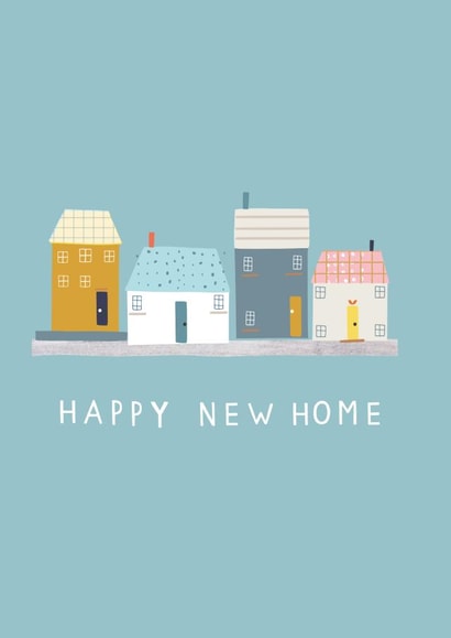 Classic New Home Card - Contemporary Houses - Happy New Home created by Sally Payne Design