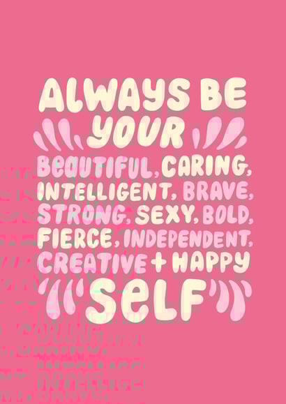 Galentine's Day Friendship Pink Card created by @studio27eleven