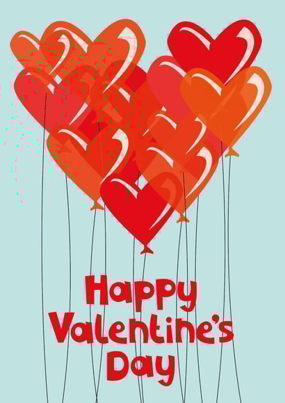 Valentine's Day Card, Happy Valentine's Day 1000 created by Poppekins