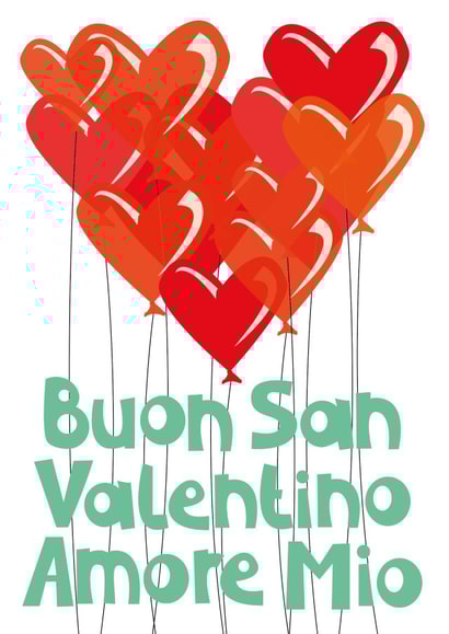 Italian Valentine's Card, Buon San Valentino created by Poppekins