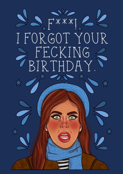 Forgot Fecking Belated Birthday created by Jessica Rigsbee: My Depiction Addiction