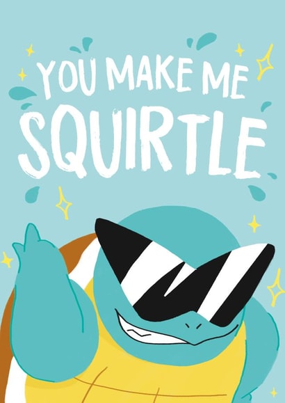 Cheeky Squirtle card created by Wild Card