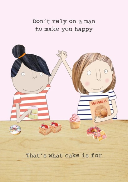 Cake Galentines card created by Rosie Made A Thing