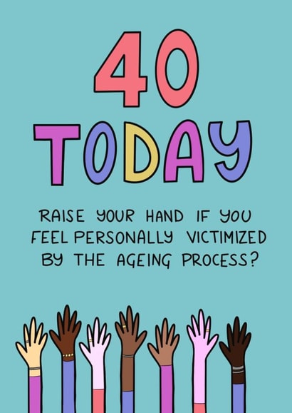 Happy 40th birthday  created by Schnauzer Scribbles