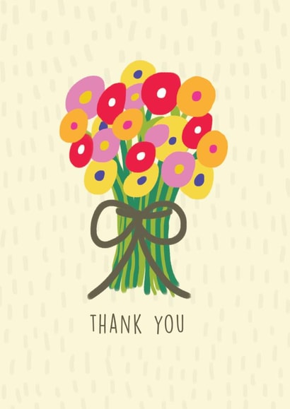 Floral Thank You Card created by Ulrike Mieke 
