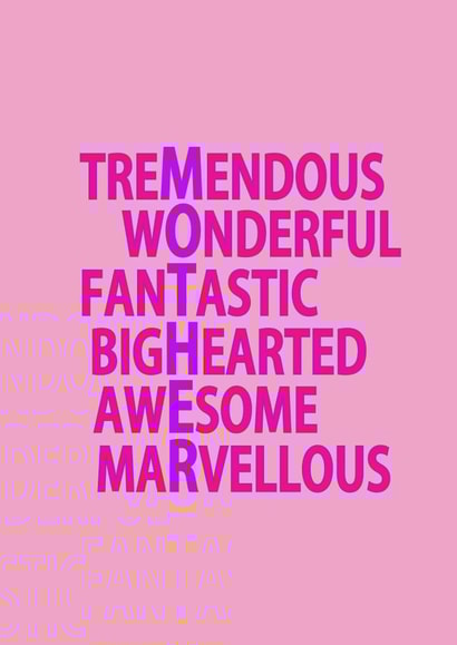 Tremendous Mother Card created by Louise Potton Designs