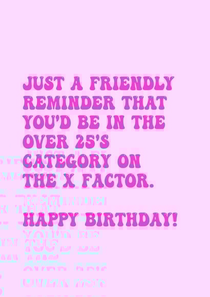 X Factor Oldies created by Hey Huns It's Nicole