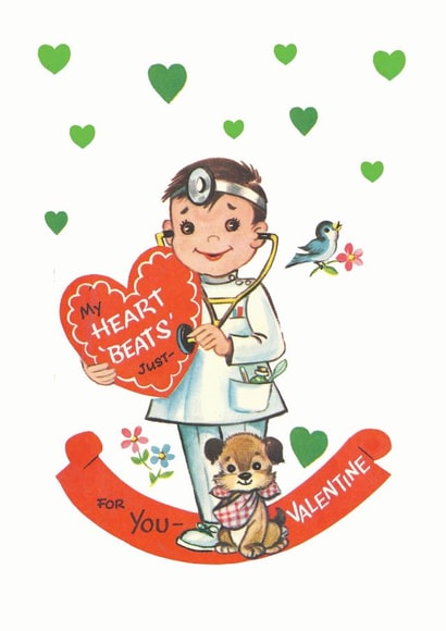 Heart Beats Just For You Valentine's Card created by Bombus