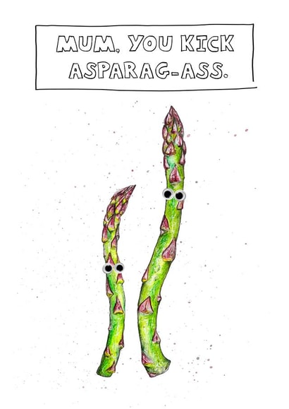 Kick Ass Mothers Day Card. created by JOKstudios