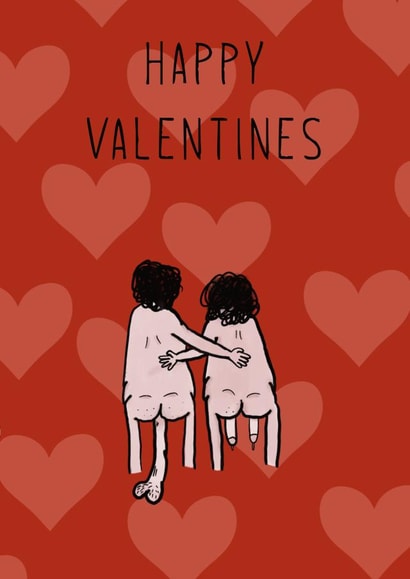 Happy valentines  created by Cheeky Cards by Ginger