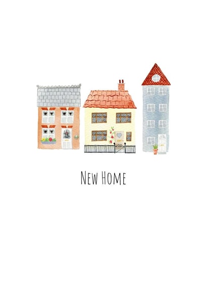 New Home Watercolour Houses created by Ami Webster