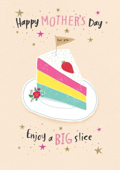 Mothers Day Cake Slice created by cory reid