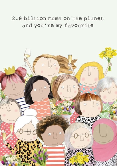 Fave Mum Mother's Day card created by Rosie Made A Thing