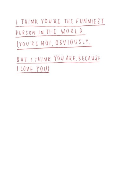 I think you’re the funniest… created by @eggc_arton