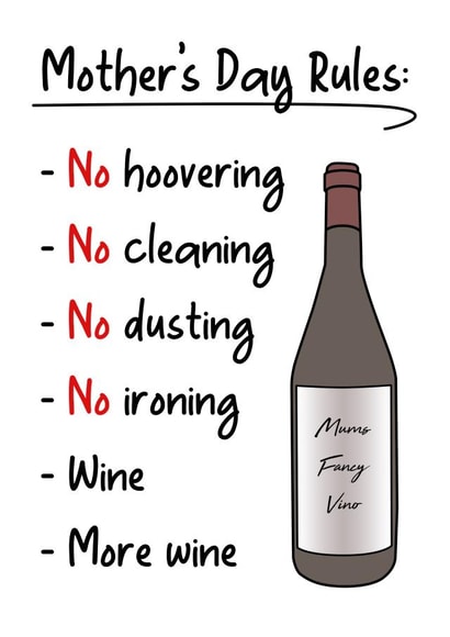 Mother's Day Rules created by Daft as Duck