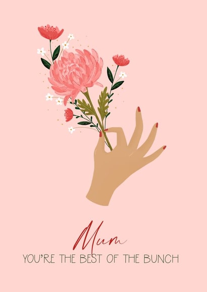 Best of the bunch Mother's Day card created by Make and Tell