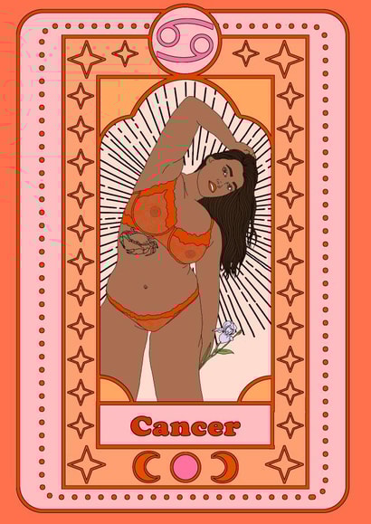 CANCER BIRTHDAY CARD created by Emily Nash