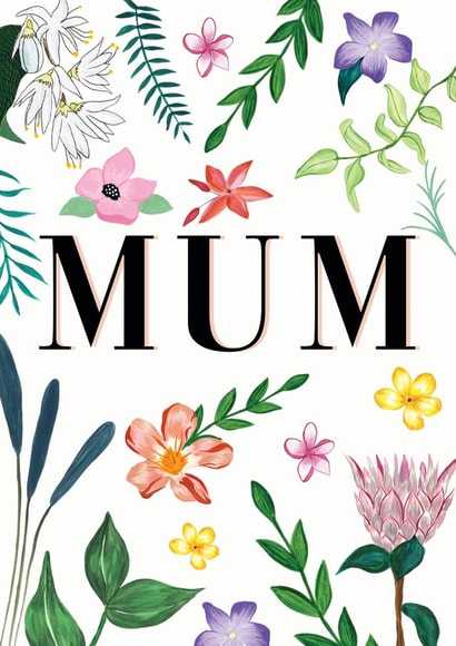 Pretty Birthday/Mother's Day Card - Flowers - For Her created by Holly Greenwood