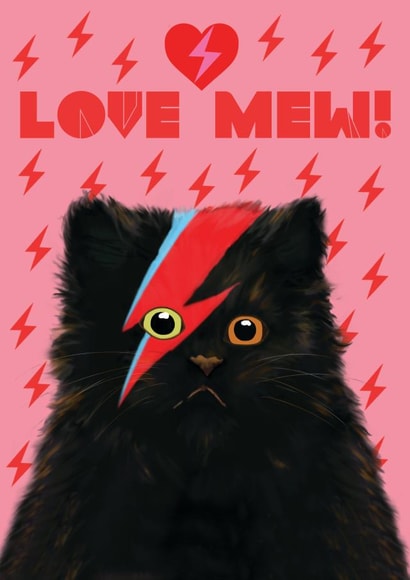 Valentines Cat Loves Mew in Pink created by @ChildstarSamantha