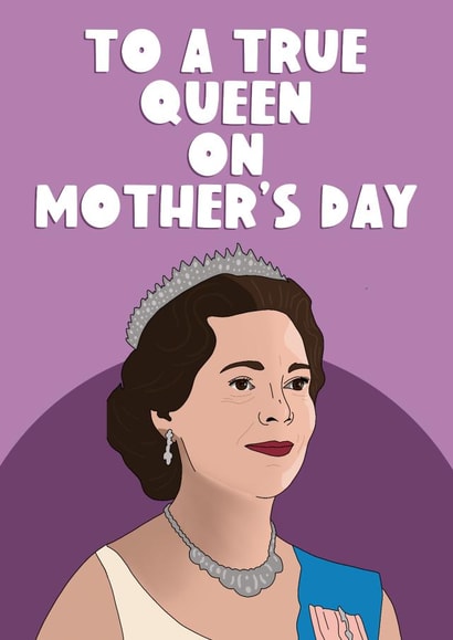The Crown Mother's Day Card created by The Foxy Lemon Co.