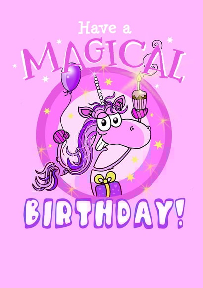 Happy Birthday Unicorn created by Kangamoo