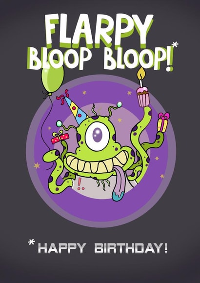 Happy Alien Birthday! created by Kangamoo