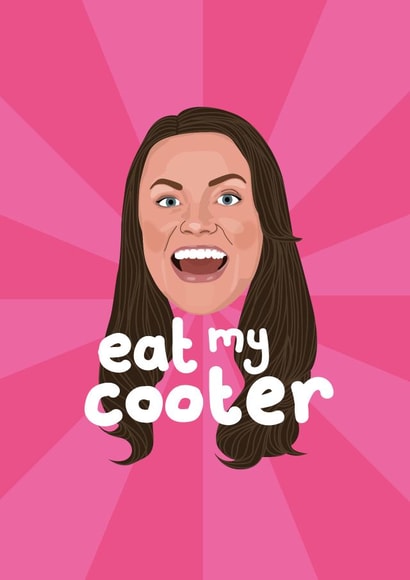 Below Deck Valentines Anniversary Card Chef Rachel Eat My Cooter created by PonyChops