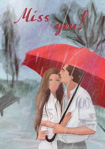 Valentine's Day Greeting Card 1001 created by Darya Usolceva