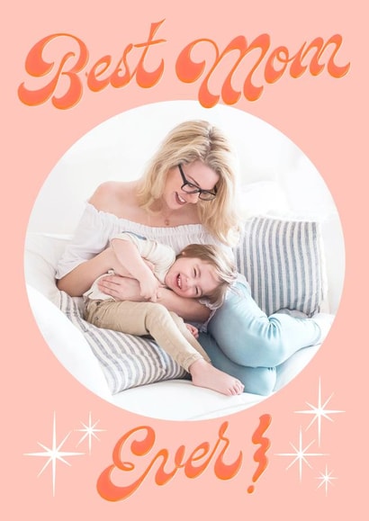 best mom Mothers Day Personalised Photo Card 1041 created by Leah Chong - Leah Design