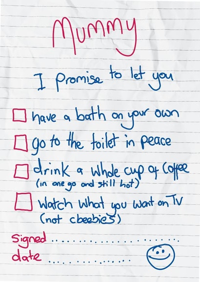 Mummy...I promise  created by Rachel Millson-Hill