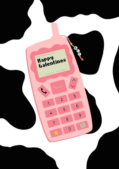 Cute Galentine’s Card - Pretty Galentine's Day Card - Happy Galentine's created by This Gal Designs