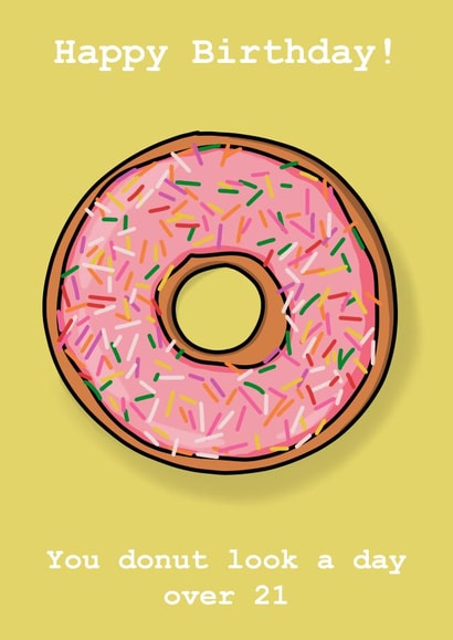 Donut Birthday Card created by Bits By Bet Bet