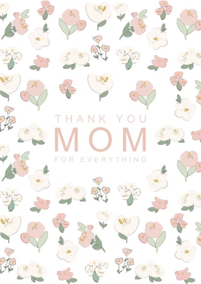 Cute Flowers Mother`s Day card created by Yana Shevchenko