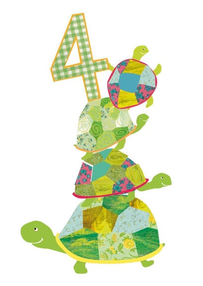 4TH BIRTHDAY CARD created by Anya Higginson