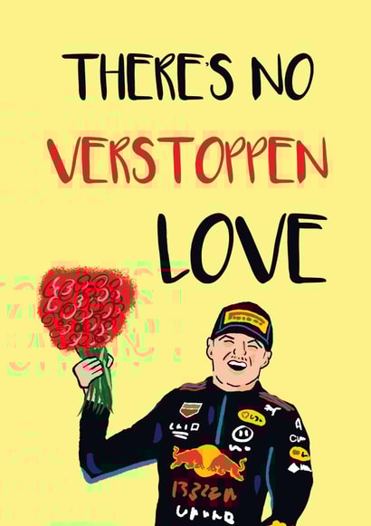 Max Verstappen F1 Valentines  created by Fancy Boy