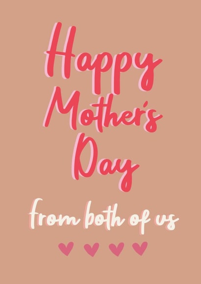 Joint Mother’s Day card  created by Positivity by Eilidh 